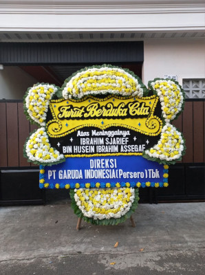 Papan Bunga Duka di Selosabrang